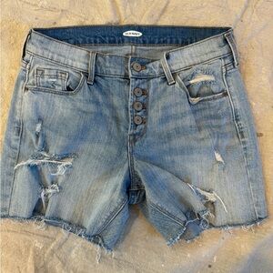 *Price is Firm* Old Navy Mid-Rise Distressed Cut Off Shorts - Size 2